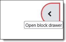 screenshot of expand drawer icon